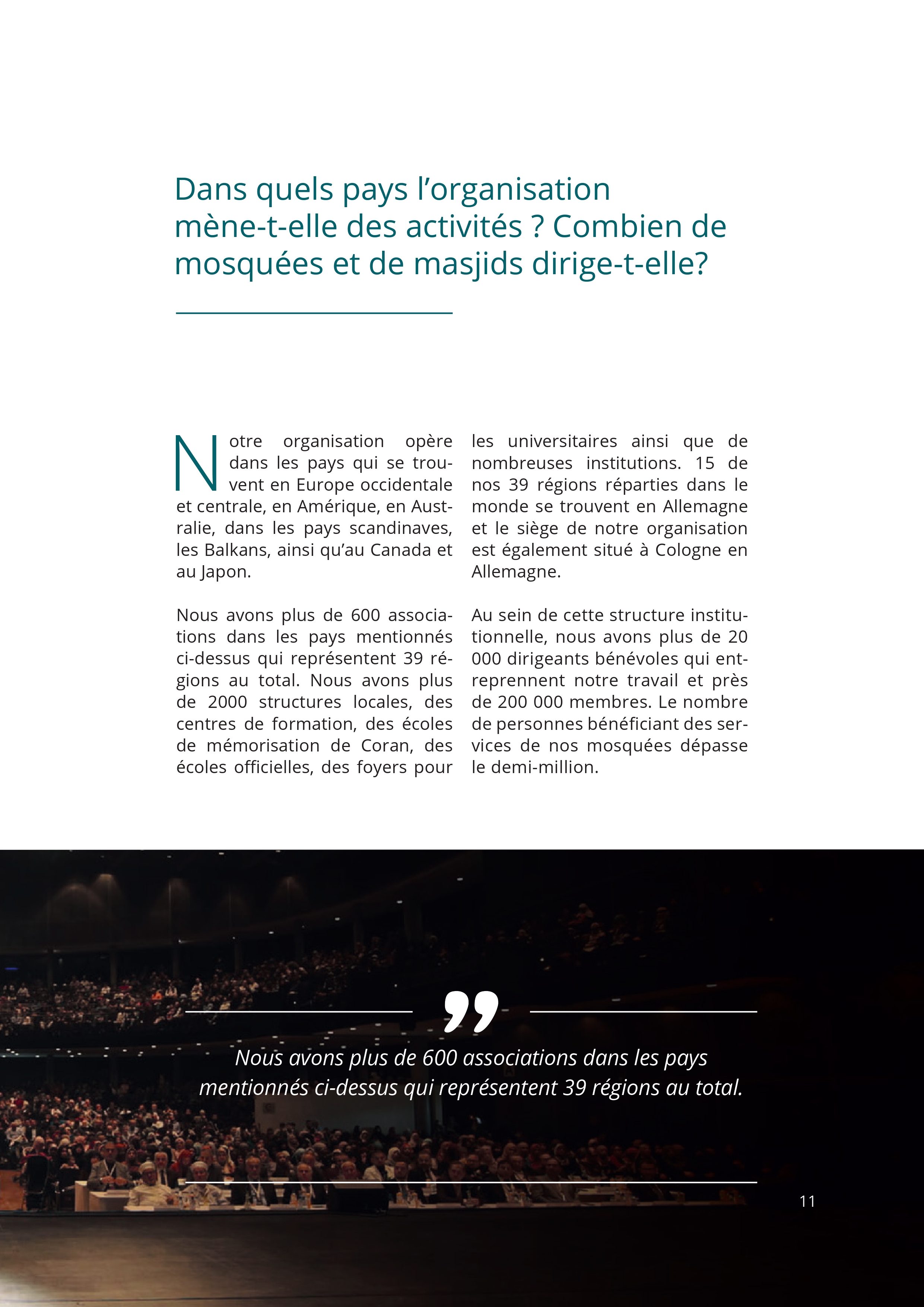 Le Passé et le Présent de l'IGMG/CIMG